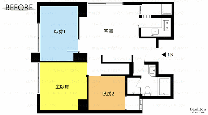 平面圖 裝潢便利通banliton