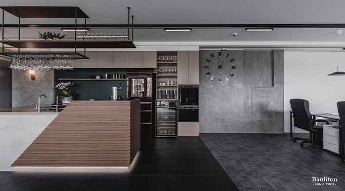 〔商空設計〕90 坪 AI 總部開箱，竟然有酒吧與居家的溫度！